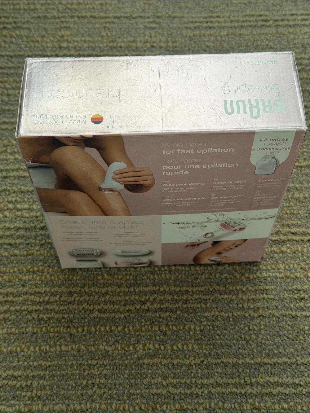 Silk-épil 9 Women's Epilator - White & Pink